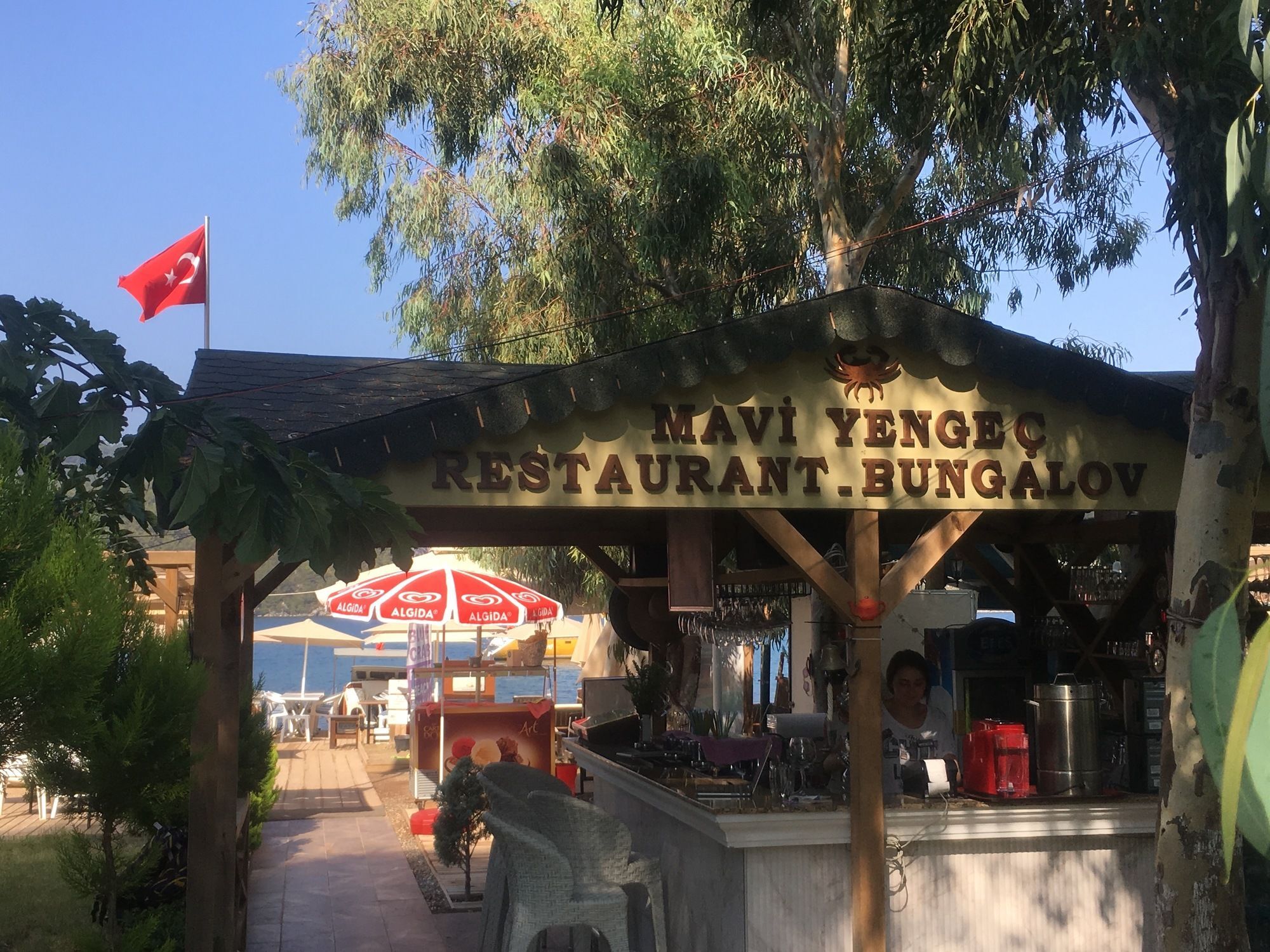 Mavi Yengec Bungalows And Hotel Orhaniye  Buitenkant foto